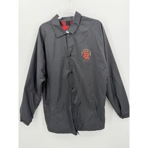 Mens Rome Snow Boards Black Jacket With Logo Front And Back Lined Xlarge Athlete